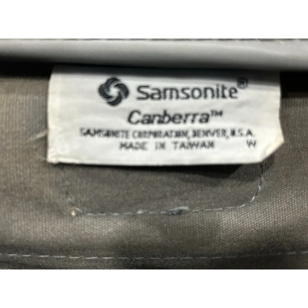 Vintage‎ Samsonite Canberra Suit Case Garment Duffle Bag Folding Straps